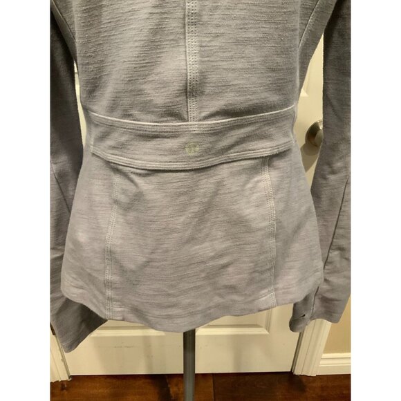 Lululemon Ride On Blazer Jacket, Heathered Gray Fossil, Size 8 - Picture 9 of 10